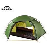 Naturehike Cloud Peak Camping Tent Waterproof Portable T-shape Zipper Hiking Tent Outdoor 4 Season Nylon 2 Person Backpack Tent