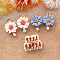 Daisy Petal Polymer Clay Cutter Mini Flower Petal Clay Cutters Earring Cutter Polymer Clay Tools Cutter for Earring Making