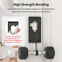 No-Drill Video Doorbell Mount For Ring Video Doorbell(2020 Release),Doorbell Mounting Holder Accessories-ABHG