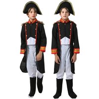 Boys Halloween Carnival Napoleon King Pirate Captain Cosplay Performance Costume Long Tailcoat Jacket with Pants Hat Boot Covers