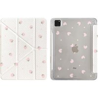 Strawberry Star Polka Dot Tablet Case For iPad Pro 11 12.9 13 A16 M2 M4 M3 M5 Shell 8.3 5/6/7/8/9/10/11th Mini Air 3 4 5 6 Cover