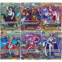 ONE PIECE Collection Cards DIY Dracule Mihawk Boa Hancock Sugar Perona Sengoku EN High Quality Self Made Game Anime Cards Gift
