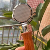 58mm Bottomless Portafilter 304 Stainless Steel 2 Nails Design Compatible with Expobar & Most 58mm for E61 Espresso Machines