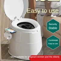 Chaise de toilette pour personnes âgées : toilettes mobiles pour femmes enceintes, chaise de toilette portable pour adultes, solution de salle de bain pratique