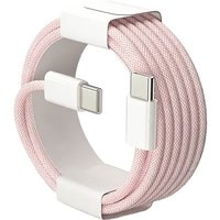 60W PD Nylon Geflochtenes USB-C zu USB-C Schnellladekabel für iPhone 17 16 15 /Pro Max Kompatibilität Samsung Typ-C Schnellladung