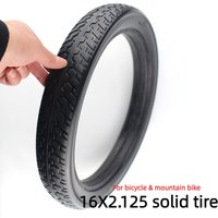 16 inch solid tire for bicycle & mountain bike 16x2.125 Folding electric bicycle E-bike Non inflation solid tyre