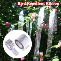 Double Sided Reflective Bird Scare Tape 50M Flashing Anti Bird Deterrent for Garden Farm Orchard Courtyard Pigeon Crow Repellent