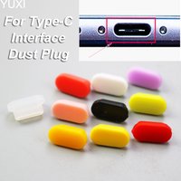 YUXI 10pcs USB Type-C Charge Port Dust Plug for USB Type C Cable Interface Protector For Type Charge Port