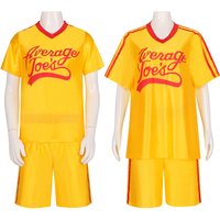 Adult Yellow Jersey Cosplay Costume, Classic Sports Uniform for Adult Dodgeball Themed Party, Casual Sportswear Outfit