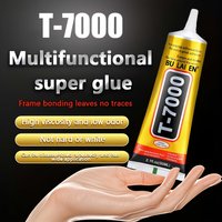 Transparent B7000/Black T7000 Adhesive for Jewelry, Mobile Phones, Metal, Plastic, and Shoes – Waterproof
