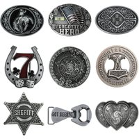 Viking Metal Belt Buckle for Men Women Embossed Gothic Punk Western Cowboy Waistband Buckle Jeans Clothes Decor Accessories Gift