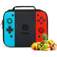 Insulated Game Lunch Bag For Boys Girls Gamer Reusable Thermal Cooler Meal Food Box For Work School Picnic Camping