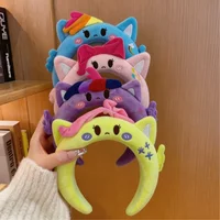 Hasbro My Little Pony Hairband Cartoon Rainbow Pinkie Pie Twilight Sparkle Headband Hair Accessories Plush Headdress Girls Gifts