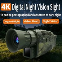 NV1000 Infrared Night Vision Monocular Camera, 5X Digital Zoom, 9 Languages, 200M Full Dark Viewing Distance for Hunting
