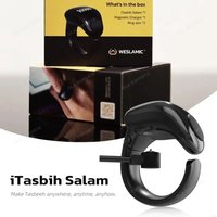 2025 Adjustable Smart Tasbih Tally Digital Counter for Muslims Tasbeeh Zikr Ring Vibration Reminder Waterproof Electronic Rosary