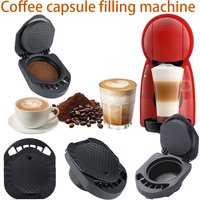 Refill Reusable Capsule Adapter for Dolce Gusto Coffee Capsule Convert Compatible with Genio S Piccolo XS Machine Coffee Accesso