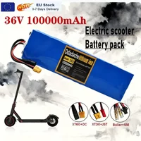 NEUER 36V 100Ah 18650 Wiederaufladbarer Lithium-Akku 10S3P 500W Hochleistungs-Akku für Modifiziertes Fahrrad, Roller und Elektrofahrzeug mit BMS