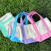 Canvas Tote Bag Large Canvas Tote Bag Reusable Grocery Carrier Fashionable Shopping Pouch for Camping Picnic Students Beach