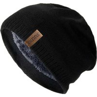 Unisex Brief Labal Winter Hüte Einfarbig Gestrickte Hüte Für Männer Und Frauen Beanie Cap Outdoor Hinzufügen Pelz Futter Warme Sport Hüte