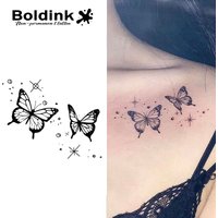 Lunar Wings Temporary Tattoo,Lasts To 15 Days New Technology Magic Waterproof Semi Permanent Sticker.