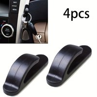 4PCS/SET Convenient Black Auto Car Truck Self Adhesive Hook Hanger Bag Purse Organizer Holder