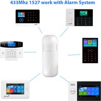 433MHz Wireless PIR Infrared Motion Sensor for GSM WiFi Home Alarm System PIR Motion Sensor Detector