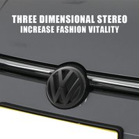 Car 135mm 110mm Front Grill Emblem Rear Trunk Lid Badge For Volkswagen Golf 2009 2010 2011 2012 MK6 Replacement Auto Accessories