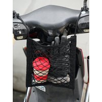 AliExpress NONE Motorcycle Helmet Storage Trunk Bag Cargo Bike Scooter Luggage Net Helmet Mesh Fuel Tank Storage Rubber Band Sorting Net