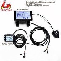 AliExpress NONE DC 24V 36V 48V 60V E-bike LCD Display Screen P3 LCD 0r HK811 Screen for UART NO.2 Serial Communication Protocol 22.2mm handlebar