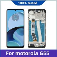 6.49" NEW IPS For Motorola Moto G55 LCD Display Touch Screen Sensor Digiziter Assembly Replacement For Moto G55 LCD