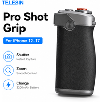 TELESIN Pro – uchwyt do stabilizacji obrazu podczas fotografowania, kompatybilny z iPhone 18, 17, 16, 15, 14, 13 Pro Max. Magnetyczny uchwyt do aparatu, pilot Bluetooth, pokrętło do regulacji zoomu.
