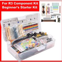 CoreSMA 830pcs Electronic Components Electrolytic Capacitor Resistor led Hole Breadboard Kit for UNO R Component Pack Beginner