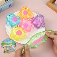 Cute Animal Monster Bear Squishy Toy Maltose Colorful Stress Fidget Sensory Squeeze Ball Slow Rise Squishy For Adults Party Gift