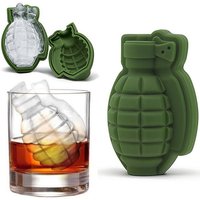 3D Ice Cube Mold Grenade Shape Ice Cream Maker Bar Drinks Whiskey Wine Ice Maker Silicone Kitchen Tool ice tray popsicle mold