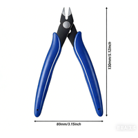 Diagonal Pliers Carbon Steel Pliers Jewelry Electrical Wire Cable Cutters ,Wire Snips for Electronics Soft Copper Handmade Tools