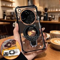 For OPPO Find X9 Ultra Case Super Strong Anti-drop U-shaped Magnetic Bracket With Lens Film Cover For Oppo Find X9Ultra Funda