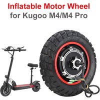 10'' Electric Scooter Hub Motor 48V 500W Brushless Dis Brake Hub Motor E Bike Motor Replacement for KUGOO M4 / M4 PRO Folding