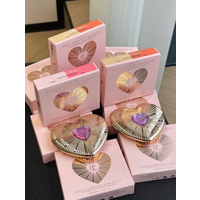 Charlotte Tilbury Air Cushion Foundation Lightweight Dewy Finish Long Lasting Heart Shape Powder Blusher Shimmer 2 in 1 Makeup