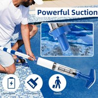 Pool Debris Cleaner Powerful Cordless Pool Vacuum for Inground Pools Hot Tubs Spas Rechargeable Handheld for Above for Pool