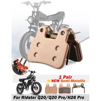 AliExpress NONE 1/2/4/8 Pairs Semi-Metallic Oil Disc Brake Pads for X20 Q20 E6 X21 X21 MAX, Hydraulic E-Bike Brake Pad