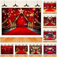 Hollywood Celebrity Red Carpet Themed Banner Background, Adult Birthday Party, Family Gathering Decoration Photography Backdrop