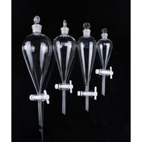 60ml-1000ml Glass Pear-Shaped Separatory Funnel Separating Separation Used to Eurify Essential Oil Chemical Experiment