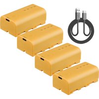 NP-F550 NP-F330 NP-F530 NP F550 NP-F570 Battery for Godox LED Video Light for NP-F Battery LED Light Panels,Video Monitor