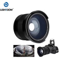 Lightdow Fisheye Wide Angle Lens+Macro lens 58mm 0.35x for 58mm Canon 70D 60D 7D 6D 700D 650D 600D 550D 1100D 18-55mm Lens