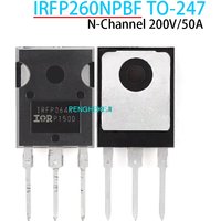 5PCS IRFP260NPBF TO-247 N-Channel 200V/50A In-line MOSFET FET IRFP260N TO247