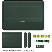 for Samsung Galaxy Book 4 5 Pro 360 Sleeve Laptop Bag Foldable Holder Stand Wrist Rest Pad Charger Mouse Pouch Cable Belt Case