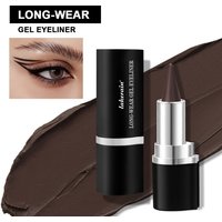 Matte Tapered Quick-drying Eyeliner Stick Waterproof Long Lasting Sweat Proof Black Solid Rich Eyeshadow Eyeliner Pen Makeup