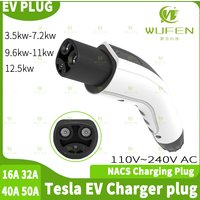 Electric Car Portable NACS Charger EV Wall Mount Charger Tesla Plug 16A 32A 40A 48A 50A for Electric vehicle Tesla Model 3 X Y S