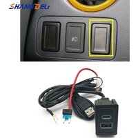 Car Quick Charger Double USB Interface Socket Outlet Power Charging Adapter for Suzuki SX4 Swift Vitara New Alto