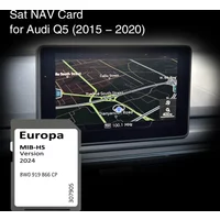 SD-Karte Europa 2024 Karte für Audi Q5 2015-2020 Fahrzeugnavigation MIB-HS MHS2 System Sat Nav 16 GB 8W0 919 866 CP